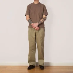 Pocket Tee - Dull Brown