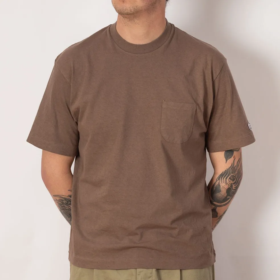 Pocket Tee - Dull Brown