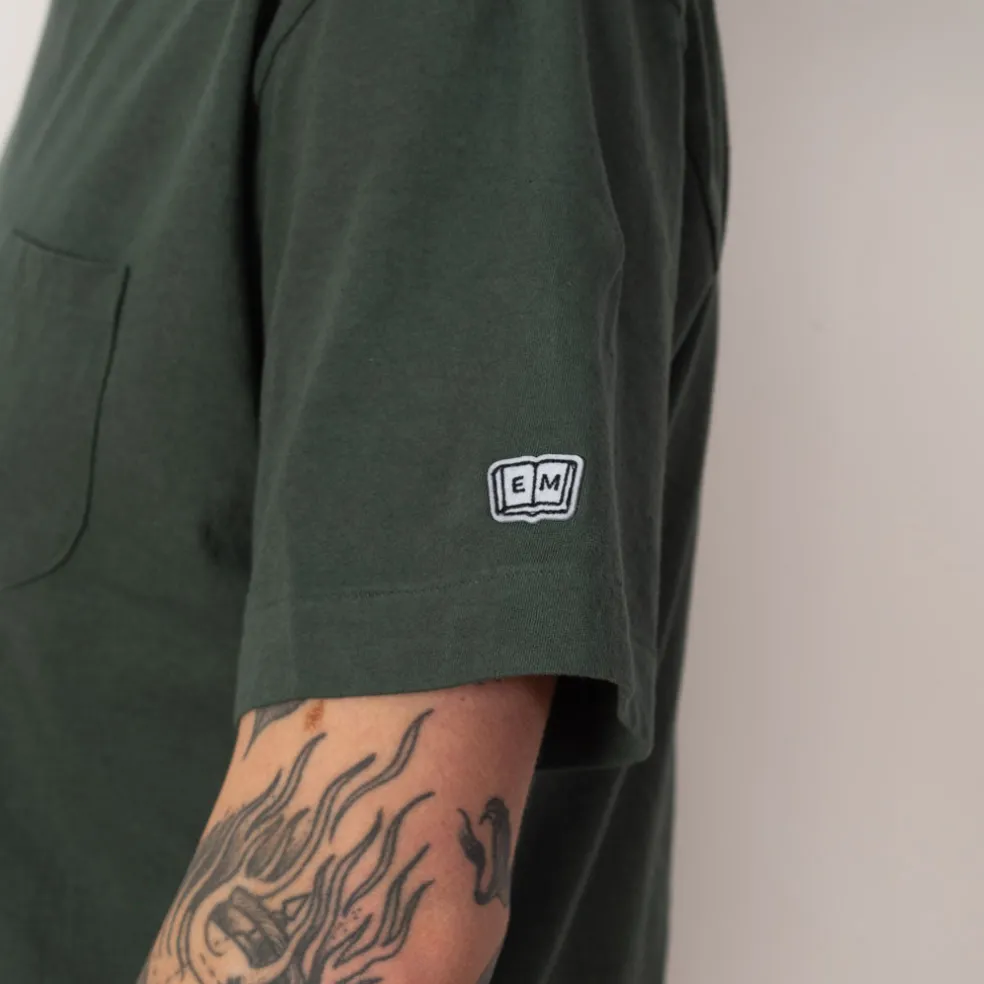 Pocket Tee - Dull Green