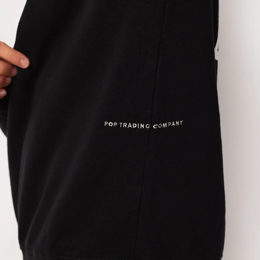 Pop Logo Crewneck Sweatshirt - Black