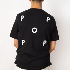 Pop Logo T-Shirt - Black
