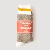 Ragg Socks 2 Pack - Yellow Line