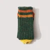 Rainbow Happy Heel Socks - Green