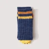Rainbow Happy Heel Socks - Navy