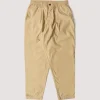 Recycled Poly Tech Pleated Track Pant - Sand