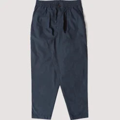 Recycled Poly Tech Pleated Track Pant - Navy