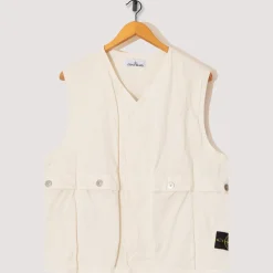 Ripstop Vest - Ivory (V0093)