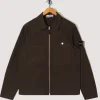 Ripstop Zip Overshirt - Military Green (V0054)