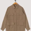 Safari Shirt Jacket - Beige
