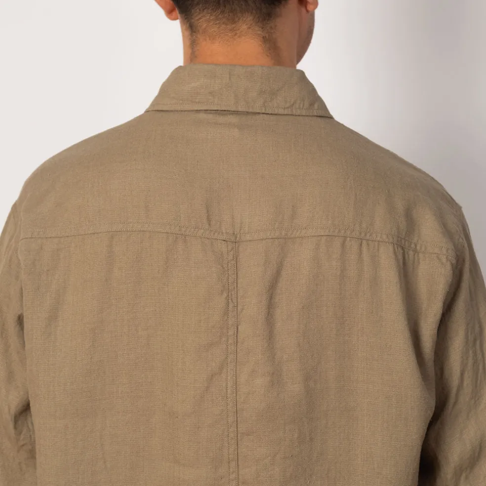 Safari Shirt Jacket - Beige