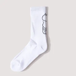 Salt + Pepper Socks - White