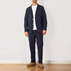 Seersucker Ivy Trousers - Navy