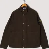 Short Stand Collar Jacket - Military Green