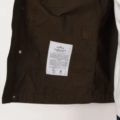 Short Stand Collar Jacket - Military Green