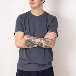 Single Jersey T-Shirt - Slate Blue