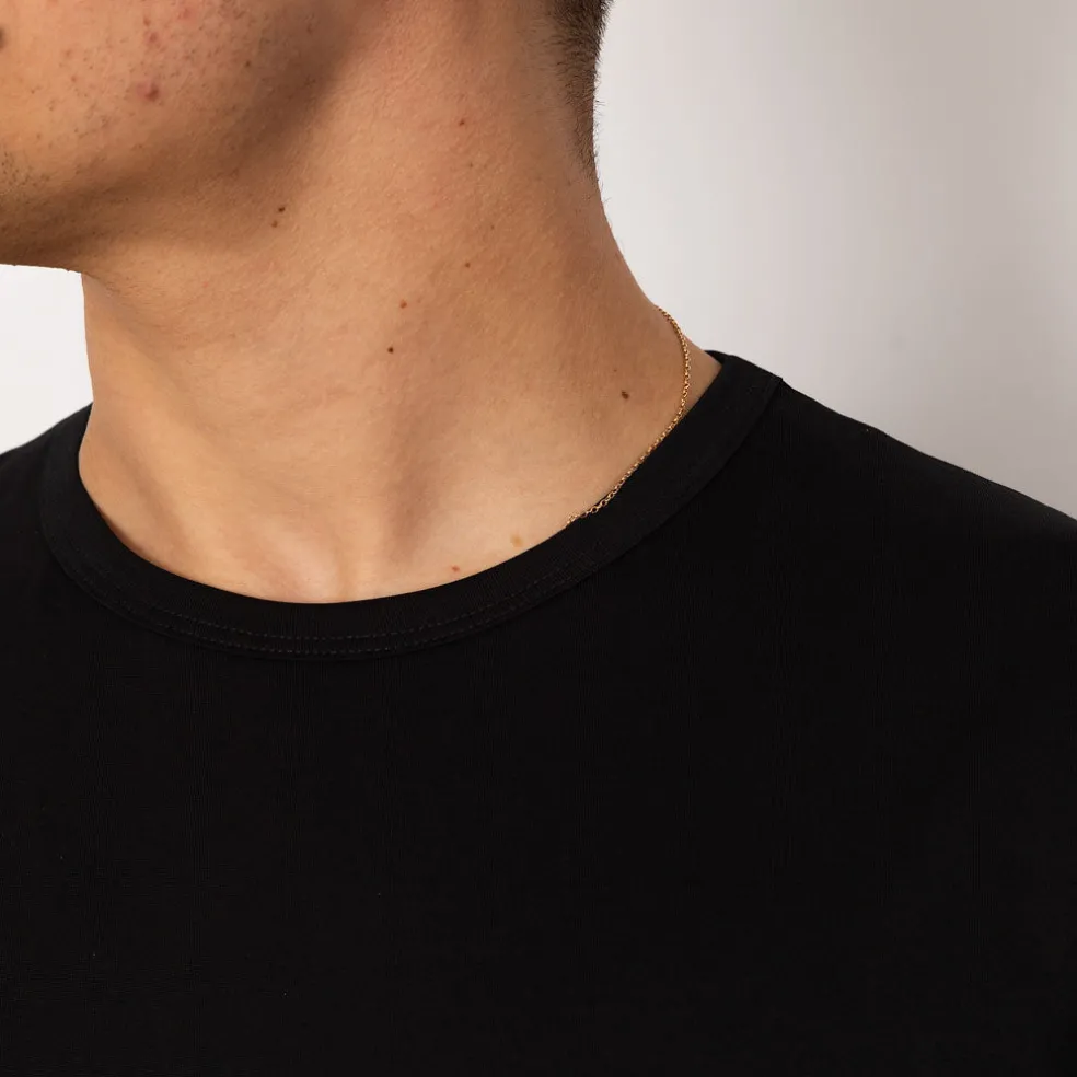 S/S Crew Neck T-Shirt - Black