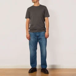 S/S Crew Neck T-Shirt - Charcoal