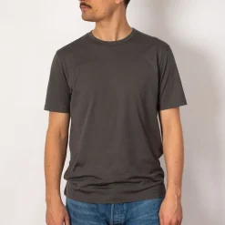 S/S Crew Neck T-Shirt - Charcoal