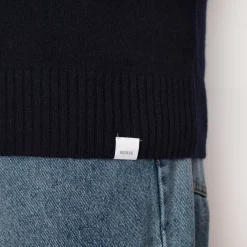 Standard Merino Lambswool Polo - Dark Navy