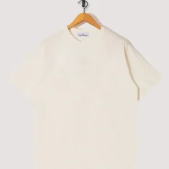 Stitch Logo T-Shirt - Ivory (V0093)
