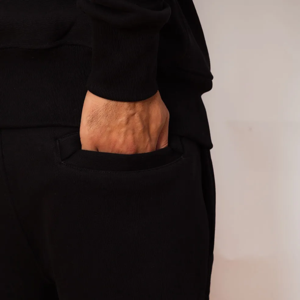 Super Weight Sweatpants - Black