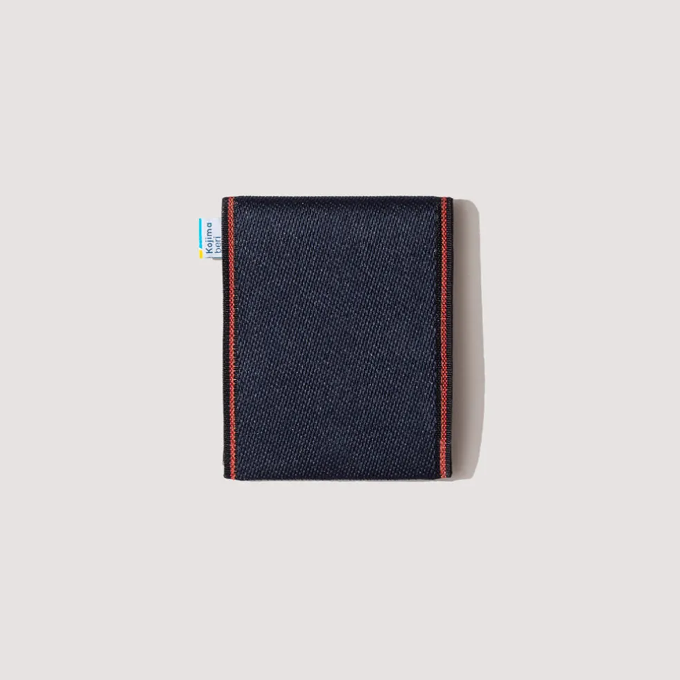 Takata Card Case - Navy/White