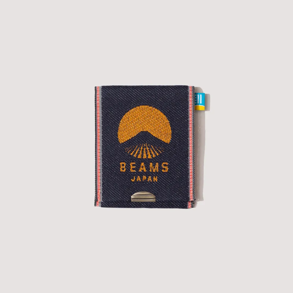 Takata Denim Logo Coin Purse - Orange