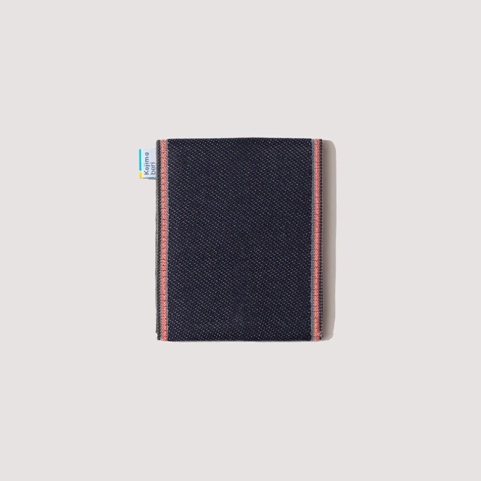 Takata Denim Logo Coin Purse - Green