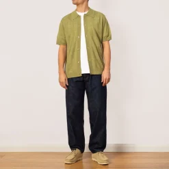 Thor S/S Cardigan 6584 - Evergreen