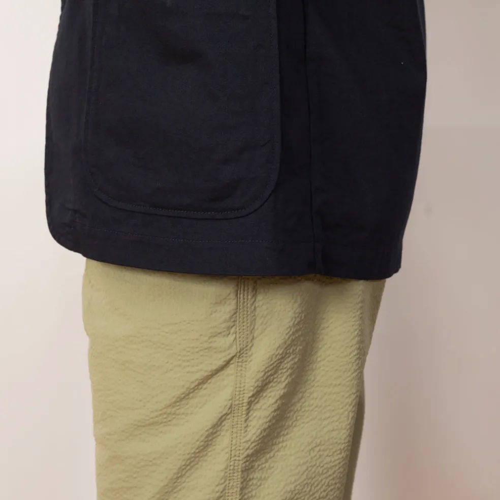 Three Button Jacket - Navy
