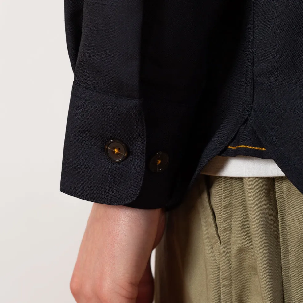 Travail Overshirt - Navy Tropical Wool