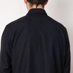 Travail Overshirt - Navy Tropical Wool
