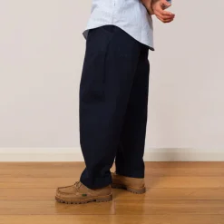 Twisted Trouser - Navy