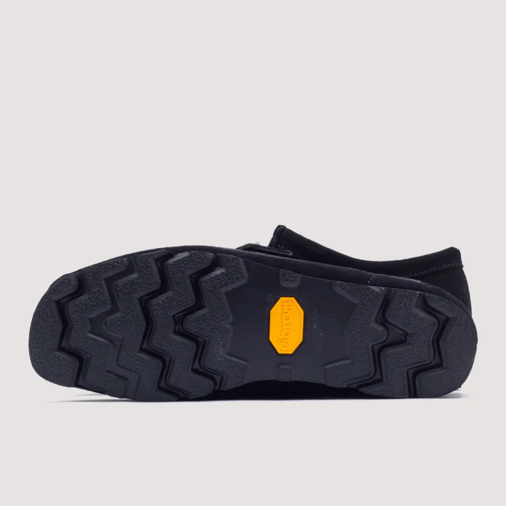 Wallabee Strap Lo - Black Suede