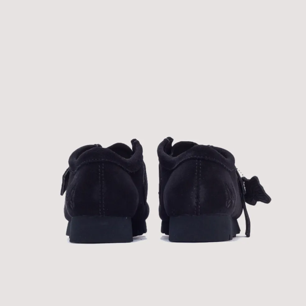 Wallabee Strap Lo - Black Suede