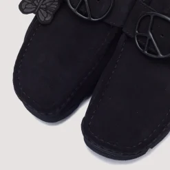 Wallabee Strap Lo - Black Suede
