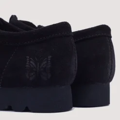 Wallabee Strap Lo - Black Suede