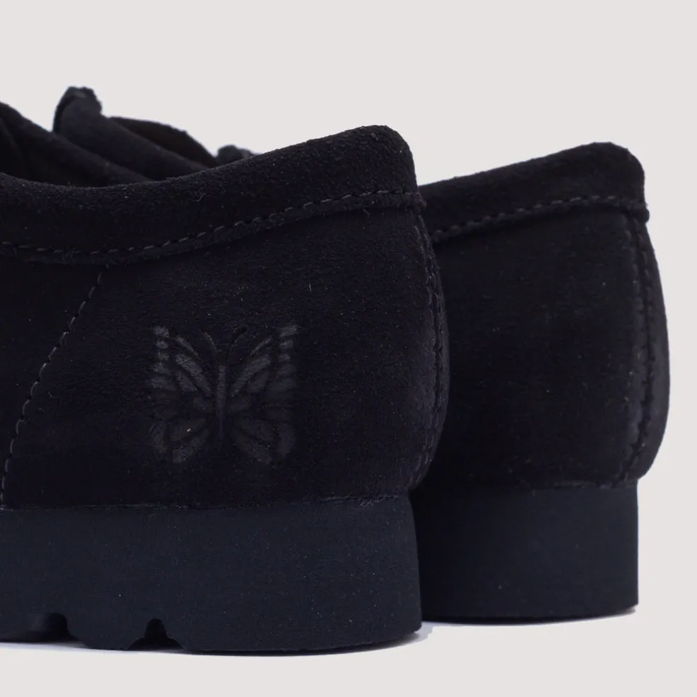 Wallabee Strap Lo - Black Suede