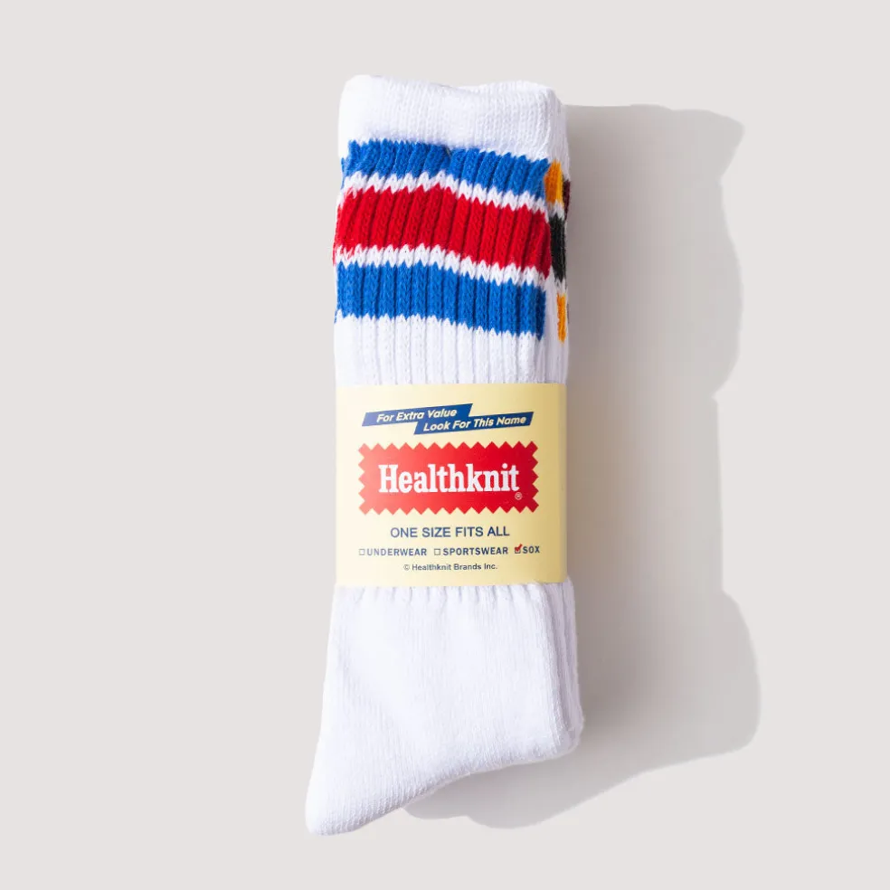 White 3 Pack - Yellow/Wine/Blue
