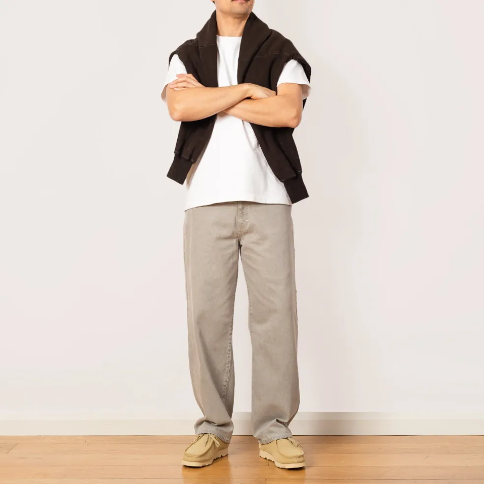 Wide 5 Jean - Faded Grey Denim