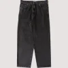 Wide 5 Jean - Washed Black Denim
