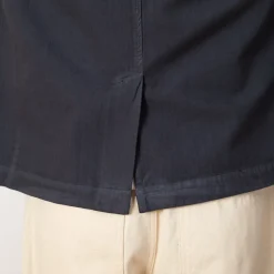 Wide Fit Blazer - Soft Navy Herringbone