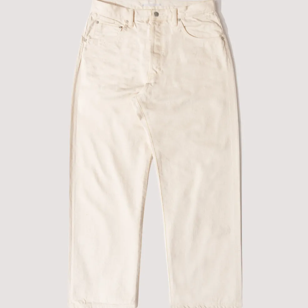 Wide Taper Jean - Ecru