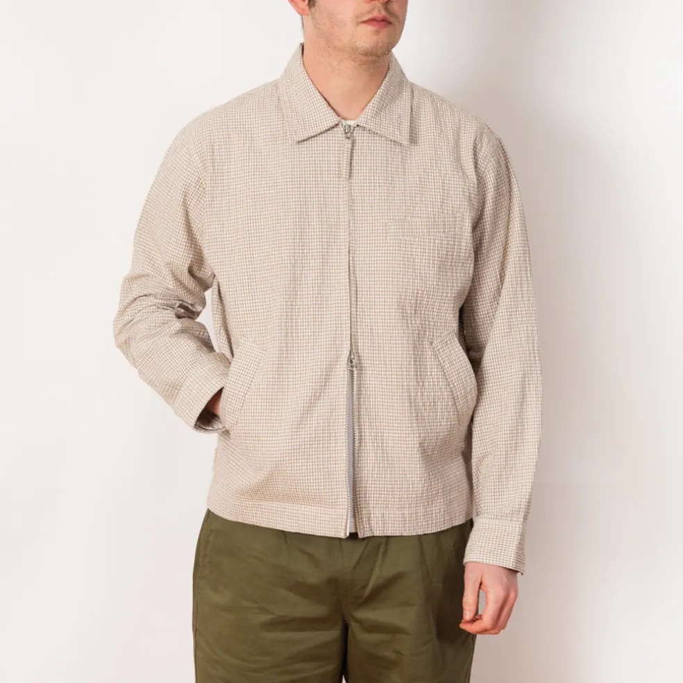 Windcheater Jacket - Ecru/Sand