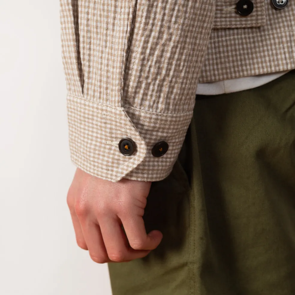 Windcheater Jacket - Ecru/Sand