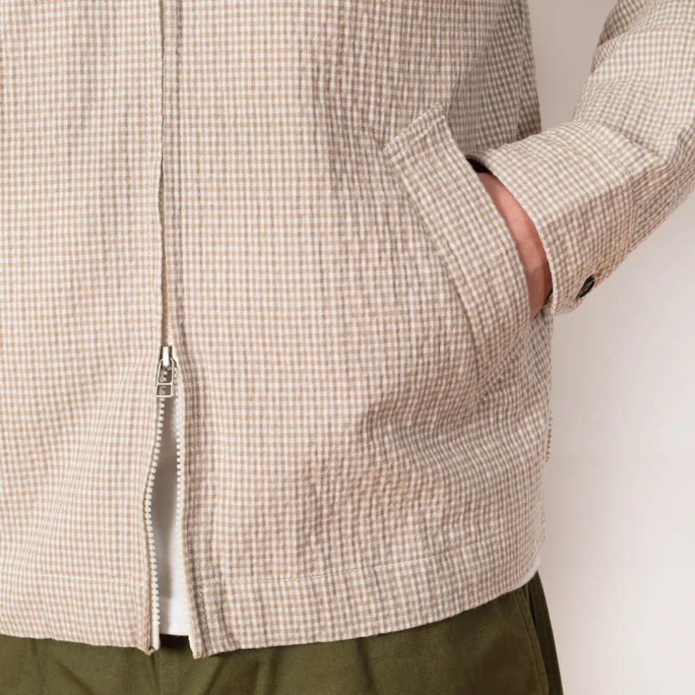 Windcheater Jacket - Ecru/Sand