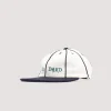 Wool Flannel 8 Panel Hat - Natural