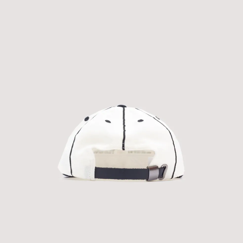 Wool Flannel 8 Panel Hat - Natural