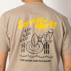 Work + Pleasure Tee - Stone