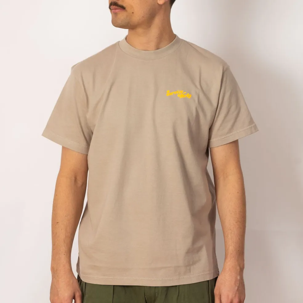 Work + Pleasure Tee - Stone